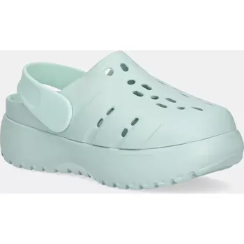 Dámská obuv Pantofle adidas Adilette Clog Platform dámské, tyrkysová barva, JR2625 60X, EUR 38