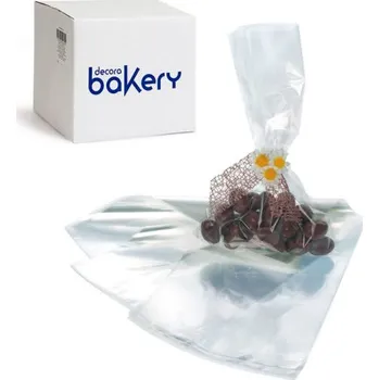 Sáček na potraviny Průhledný sáček 10x20cm 100ks - na pralinky a bonbony