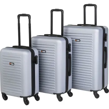 PROWORLD Kufr cestovní na kolečkách sada 3 ks PROWORLD šedá KO-FB5000090