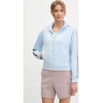 Dámská mikina Mikina Guess YARROW dámská, modrá barva, s aplikací, V5GQ18 KCRU2 V5GQ18.KCRU2 50X, vel. L