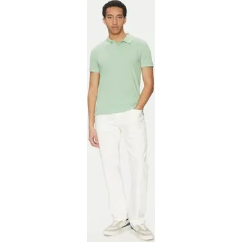 Pánské tričko Geox Polokošile M5511B T3240 F3274 Zelená Regular Fit XL