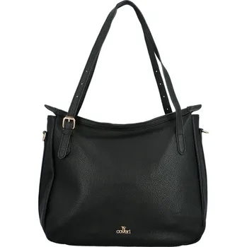 Kabelka Módní dámská koženková kabelka na rameno Theia, černá