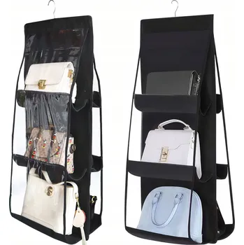 Organizér oblečení Závěsný ORGANIZÉR do skříně NA KABELKY, věšák