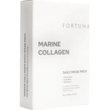 Pleťová maska Fortuna Maska s mořským kolagenem pro elasticitu pleti 10 ks