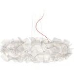 SLAMP CLISL00PXL01R00000EU Clizia large Pixel, designové svítidlo s červeným kabelem, 4x12W E27, prům. 78cm