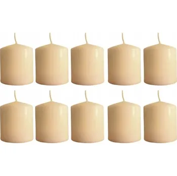 Svíčka Tradiční parafínová svíčka bez vůně Pom Pom Candles