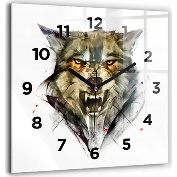 Hodiny Nástěnné hodiny Wallfluent hnědé 60 cm