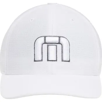Čepice Travis Mathew B-Bahamas Fitted pánská golfová kšiltovka, bílá kšiltovka, pánské, bílá, S/M