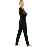 Dendy Dívčí overal pyžamový dlouhý Black Velikost: 158