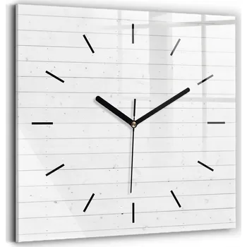 Hodiny Nástěnné hodiny Wallfluent bílé 30 cm