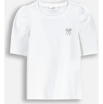 Dívčí oblečení Elegantní dívčí halenka, bílá společenská košile 104 Coccodrillo WC5