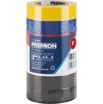 Izolační páska Izolační páska PVC 7ks různé barvy 18mm x 15m PREMION PRE900089