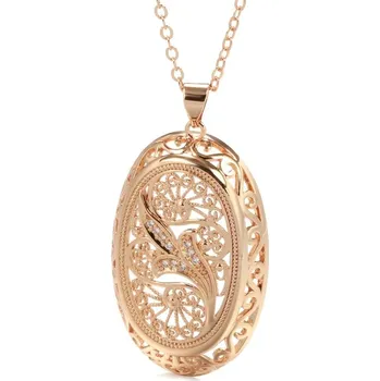 Náhrdelník Dámský náhrdelník se vzorovaným přívěskem Barva (Varianta): H0603