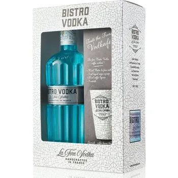 Vodka Bistro Vodka 0,7 l 40% (dárkové balení s hrnkem)