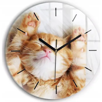 Hodiny Nástěnné hodiny Wallfluente žluté 30 cm