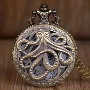 Hodinky Unisex kapesní hodinky TF599 Barva (Varianta): Bronzová