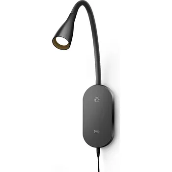 Nástěnné svítidlo svítidlo NIPEKO WD 6103 nástěnná lampa LED 5W/335lm 4000K stmívatelná černá