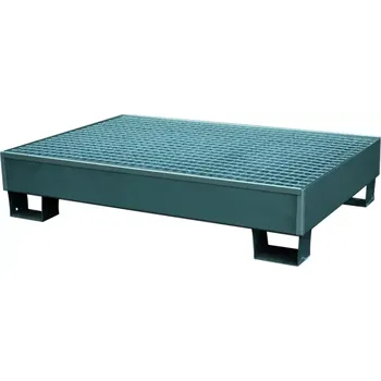 Olejová vana Záchytná vana na olej, s roštem, 210 litrů, s nožičkami