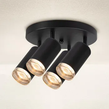 Koupelnové svítidlo Brilagi - Koupelnové bodové svítidlo SELE AQUA 4xGU10/30W/230V IP44 černá