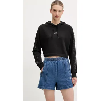 Dámská mikina Mikina adidas W AOP Blur JC6244 černá 99X, vel. M