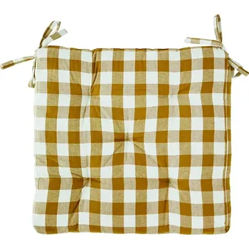 Podsedák Polštář na židli Madam Stoltz žlutá barva CP.4545.239 18X