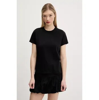 Pánské tričko Bavlněné tričko Abercrombie & Fitch černá barva, KI139-5231 KI139.5231.900 99X, vel. S