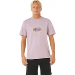 Rip curl pánské tričko Surf Revival Yo Mumma Smokey Grape | Růžová | Velikost M | 100% bavlna