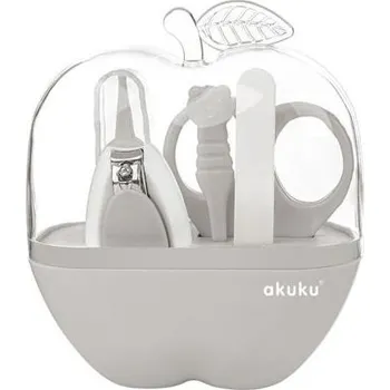 AKUKU Dětská sada na manikúru Apple šedá