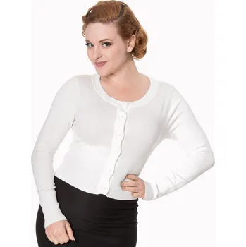 Dámský svetr Banned Retro Dolly OffWhite Velikost: S (UK 10)