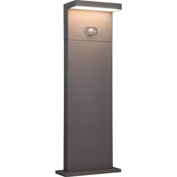 Venkovní osvětlení Trio Leuchten 553569142 BLYDE - LED venkovní stojací hybridní solární svítidlo se soumrakovým čidlem v antracitové barvě, LED 5W, 700lm, 2300 - 4000K, IP65, 60cm (Venkovní stojací svítidlo s čidlem v antracitové barvě se třemi způsoby napájení)