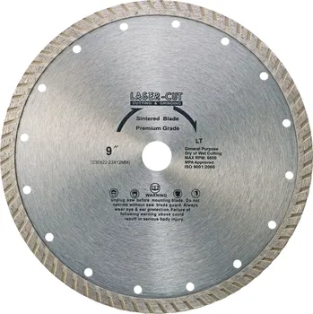 Řezný kotouč LASER-CUT Diamantový kotouč celoobvodový 230 x 22,23 x 12mm LT L00120