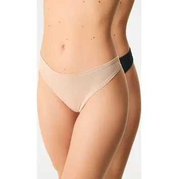 Kalhotky 2PACK Tanga Bamboo Mina