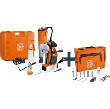 Vrtačka FEIN Sada AKBU 35 PMQW AS Construction-Site, Weldon 3/4 in / HSS NOVA 50 Univerzální akumulátorová magnetická jádrová vrtačka do 71700462000 Sleva 15%, při objednávce nad 3500,-Kč doprava zdarma