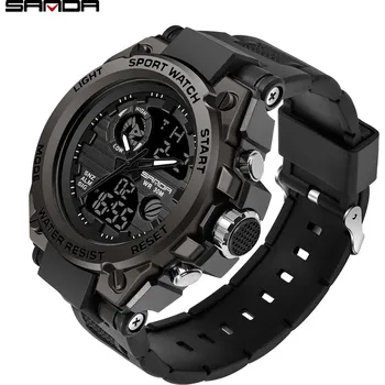 Hodinky Unisex digitální hodinky DF911 Barva (Varianta): Černá