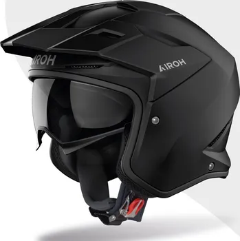 Helma na motorku Otevřená přilba AIROH KOMBAKT Color (černá matná) 2025