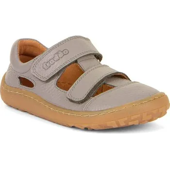 Chlapecké sandály Dětské barefoot sandály SANDAL Light Grey Froddo G3150266-4 šedá - 28