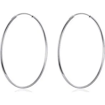 Náušnice Prosperk Náušnice stříbrné kruhy 4,5cm S0002