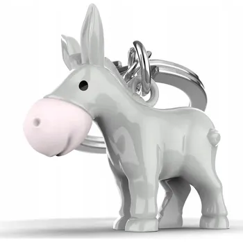 Přívěsek na batoh Metalmorphose osel - šedý