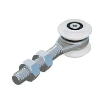 Nábytkové kování Dvoukolečko závěsné Zn, pro profil 33x34-NYLONOVÉ