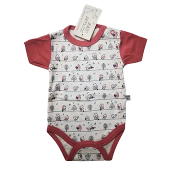 Dívčí body baby service 2121 růžové vzor Rozměr: 56