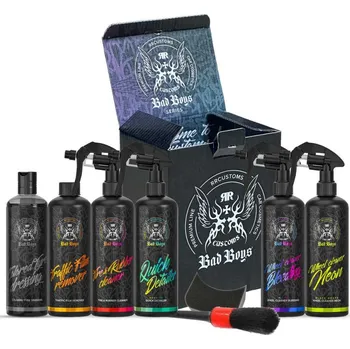 Bad Boys by RRCustoms Bad Boys Wheels Detailing Box - Velká sada na čištění a ochranu disků kol a pneumatik