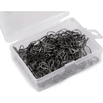 Spínací špendlíky v krabičce délka 22 mm Varianta: 5 nikl černý, Balení: 1 krab.