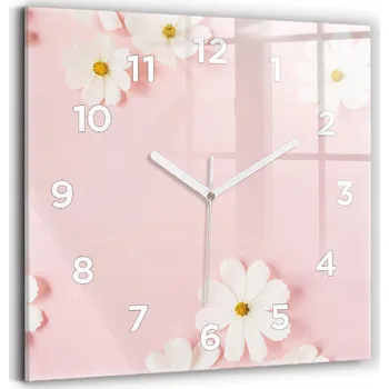 Hodiny Nástěnné hodiny Wallfluent růžové 30 cm