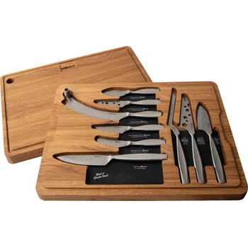 Boska, Nože na sýr Ultimate Monaco Plus se servírovacím prkénkem 10 dílů - Formadore