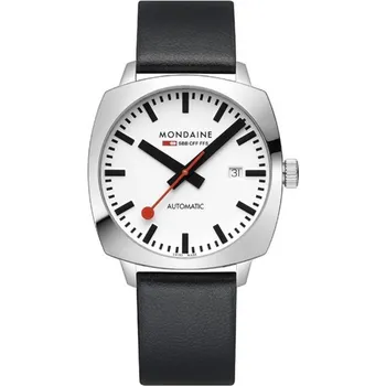 Hodinky Mondaine Cushion Automatic MSL.3961B.LBV + 5 let záruka a dárek ZDARMA