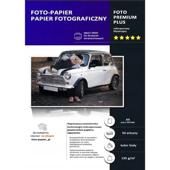 Fotopapír FOTOGRAFICKÝ PAPÍR LESKLÝ A4 135 g/m2 50 Ks