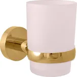 RAV Slezák Colorado Držák na kartáčky, 96 × 68 × 118 mm, mosaz, pískované sklo COA0201ZK