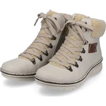 Dámské polobotky Dámská kotníková obuv 73343-60 Rieker béžová Barva: beige, Velikost: 40