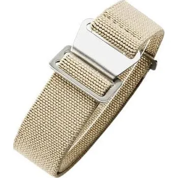 Řemínek na hodinky Nylonový řemínek Ricardo, béžový - 22 mm