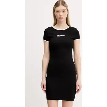 Dámské šaty Šaty Karl Lagerfeld Jeans A2W13051 černá 99X, vel. M